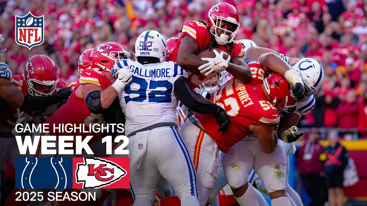Indianapolis Colts vs. Kansas City Chiefs Game Highlights | NFL 2025 Season Week 12 Vlog Indianapolis Colts vs. Kansas City Chiefs Game Highlights | NFL 2025 Season Week 12 Vlog