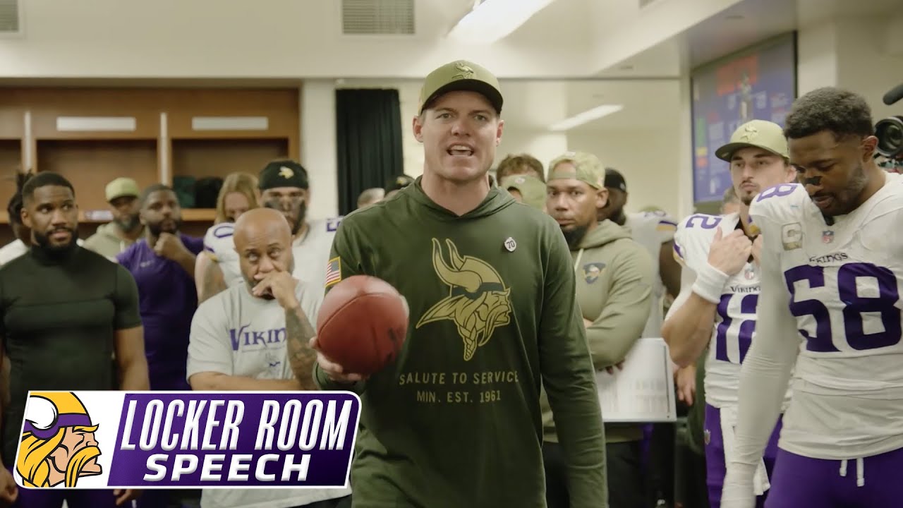 Kevin O’Connell’s Locker Room Speech After Minnesota Vikings Win Over Detroit Lions Vlog Kevin O’Connell’s Locker Room Speech After Minnesota Vikings Win Over Detroit Lions Vlog