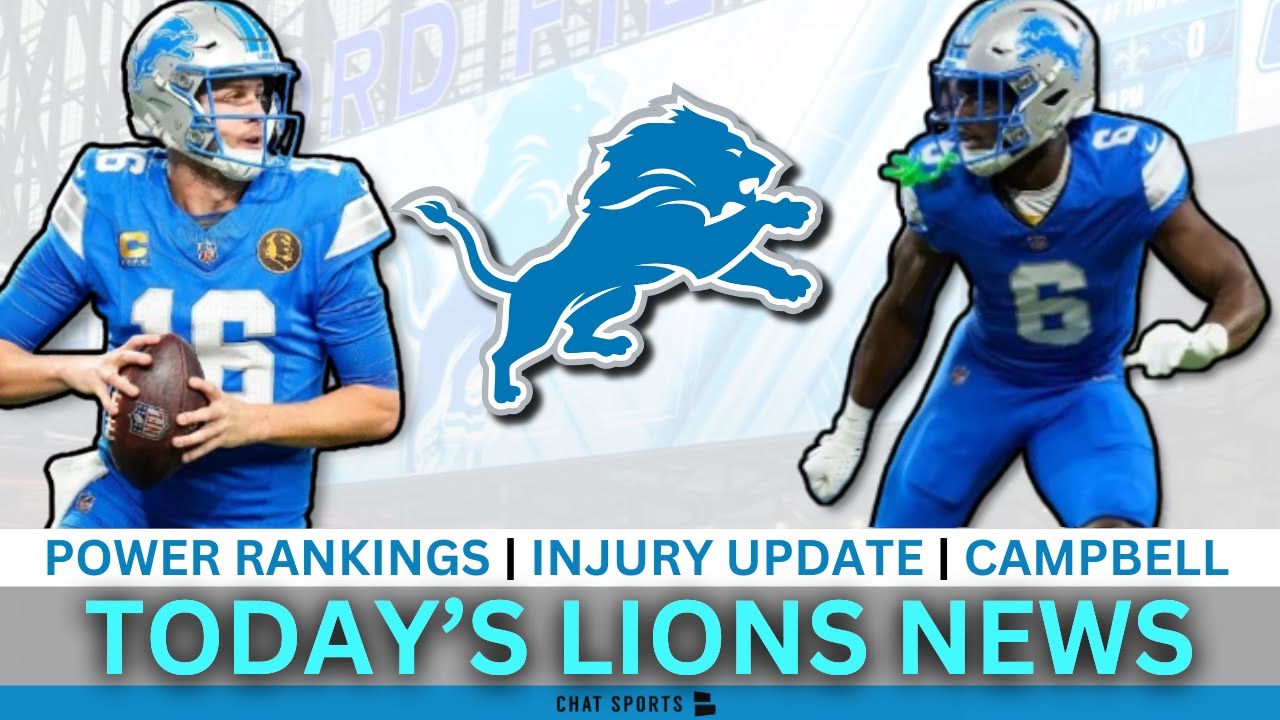 Lions News: Lions RISE In Power Rankings, Lions #1 In NFC North + Jared Goff vs. Louis Riddick Vlog Lions News: Lions RISE In Power Rankings, Lions #1 In NFC North + Jared Goff vs. Louis Riddick Vlog