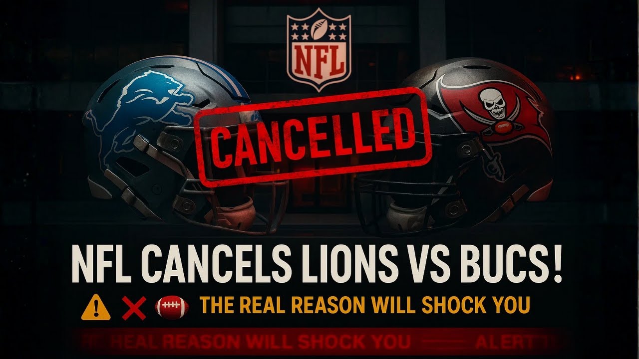 NFL VOIDS BUCS VS LIONS GAME — REASON STUNS THE LEAGUE! | TAMPA BAY BUCCANEERS NEWS TODAY Vlog NFL VOIDS BUCS VS LIONS GAME — REASON STUNS THE LEAGUE! | TAMPA BAY BUCCANEERS NEWS TODAY Vlog