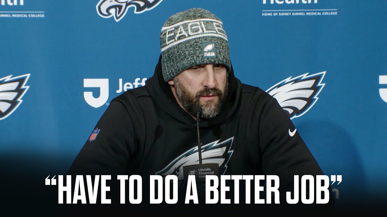 Nick Sirianni On Loss to Chicago Bears Vlog Nick Sirianni On Loss to Chicago Bears Vlog