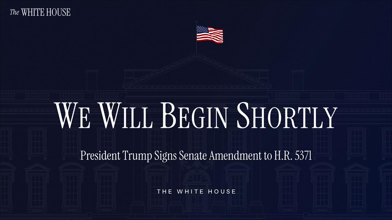 President Trump Signs Senate Amendment to H.R. 5371 Vlog President Trump Signs Senate Amendment to H.R. 5371 Vlog