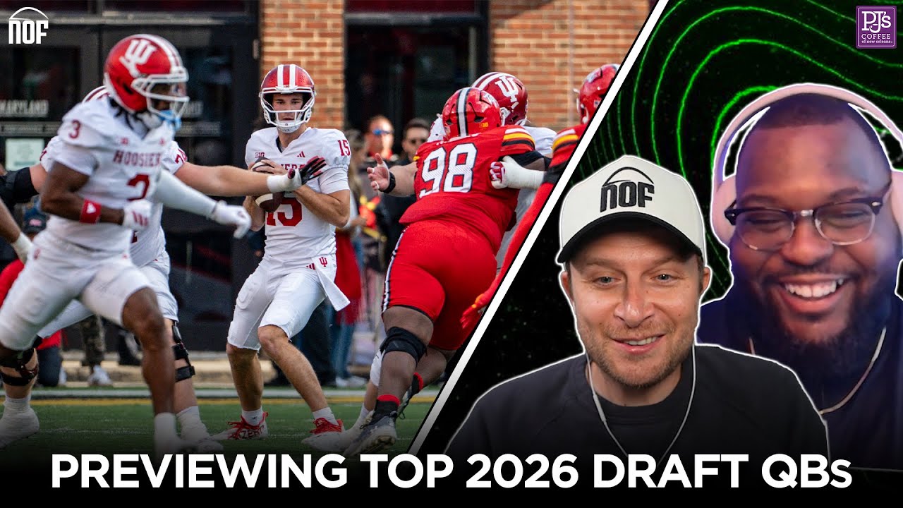 Previewing Tyler Shough’s 2nd start … and breaking down 2026 QB draft prospects Previewing Tyler Shough’s 2nd start … and breaking down 2026 QB draft prospects