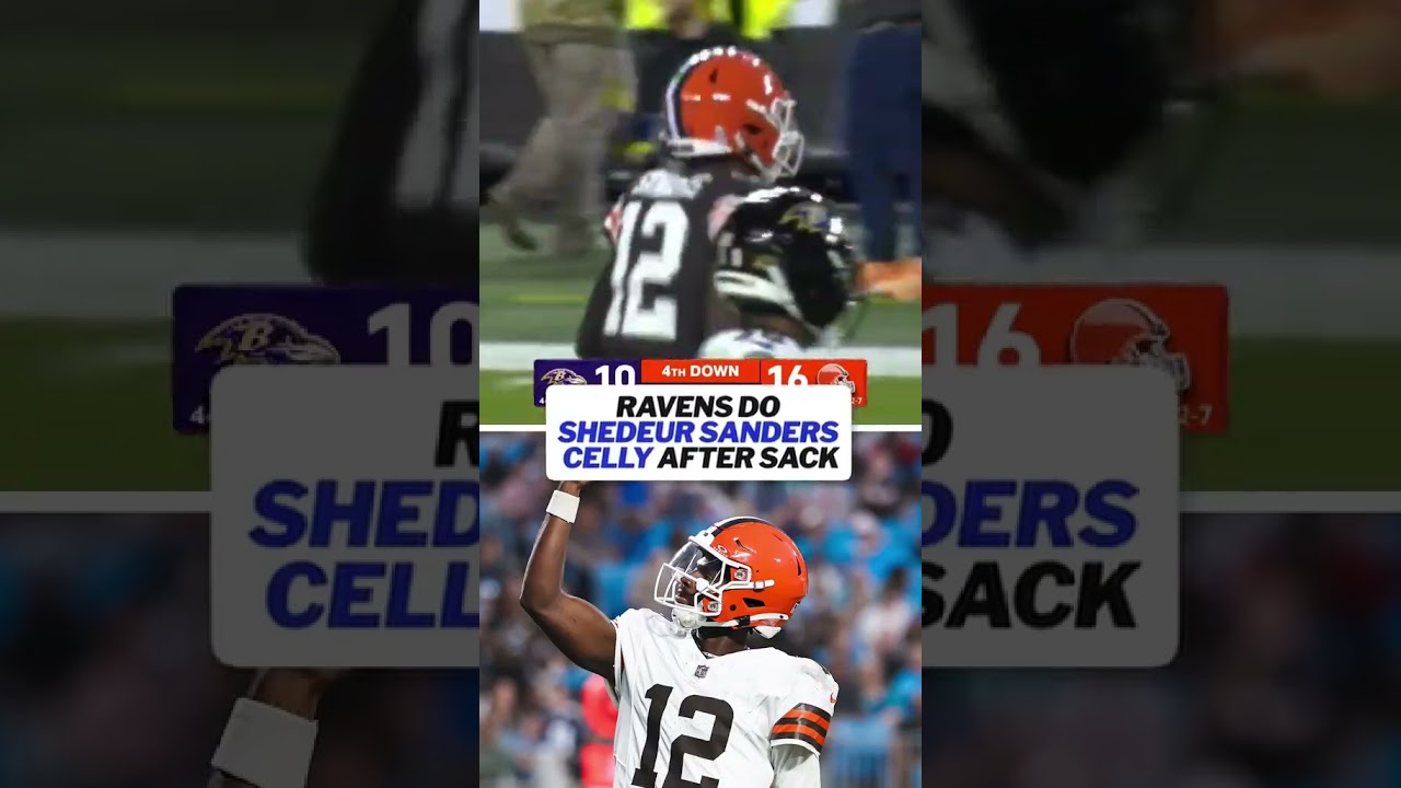Ravens really did the Shedeur celly π #shorts Vlog Ravens really did the Shedeur celly π #shorts Vlog