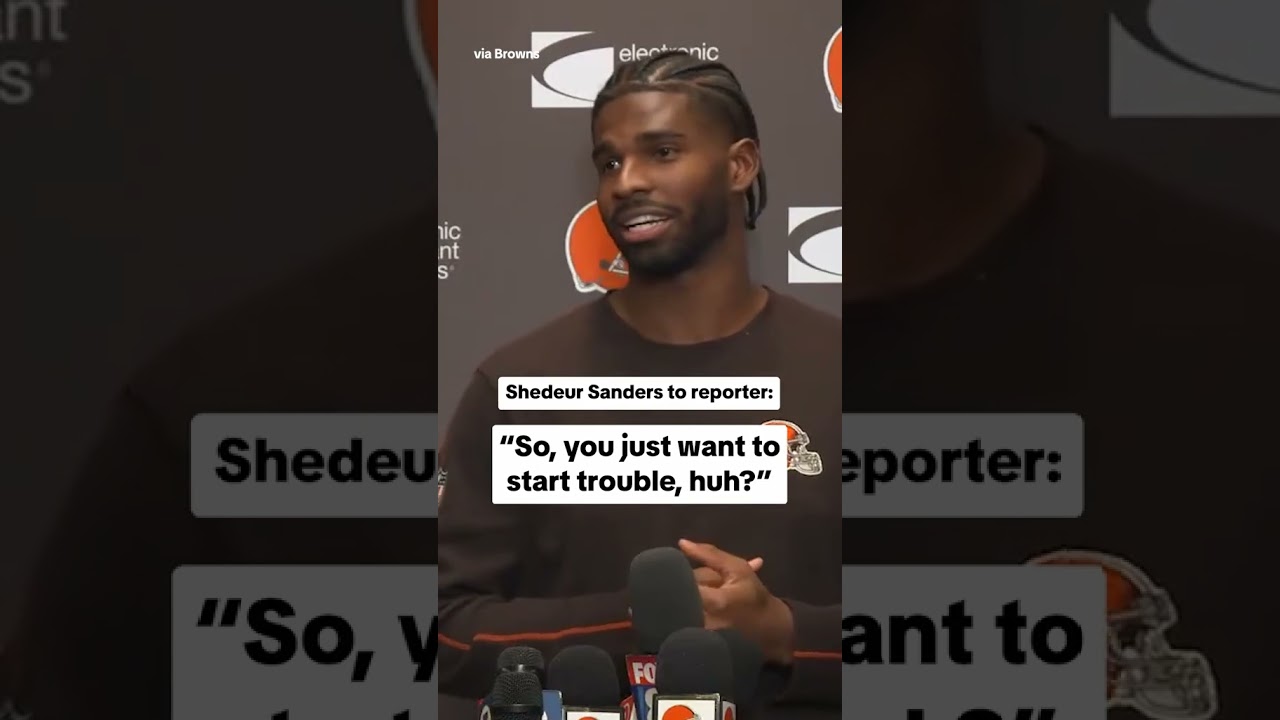 Shedeur Sanders was asked about the claim that Kevin Stefanski “was sabotaging” him. #shorts Vlog Shedeur Sanders was asked about the claim that Kevin Stefanski “was sabotaging” him. #shorts Vlog