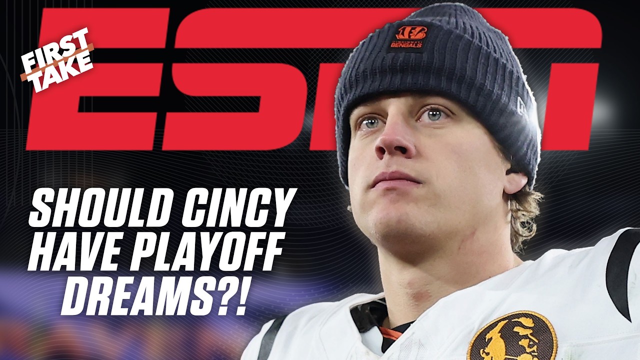 Stephen A. thinks Joe Burrow & the Bengals can play SPOILER, but not make the playoffs? | First Take Vlog Stephen A. thinks Joe Burrow & the Bengals can play SPOILER, but not make the playoffs? | First Take Vlog