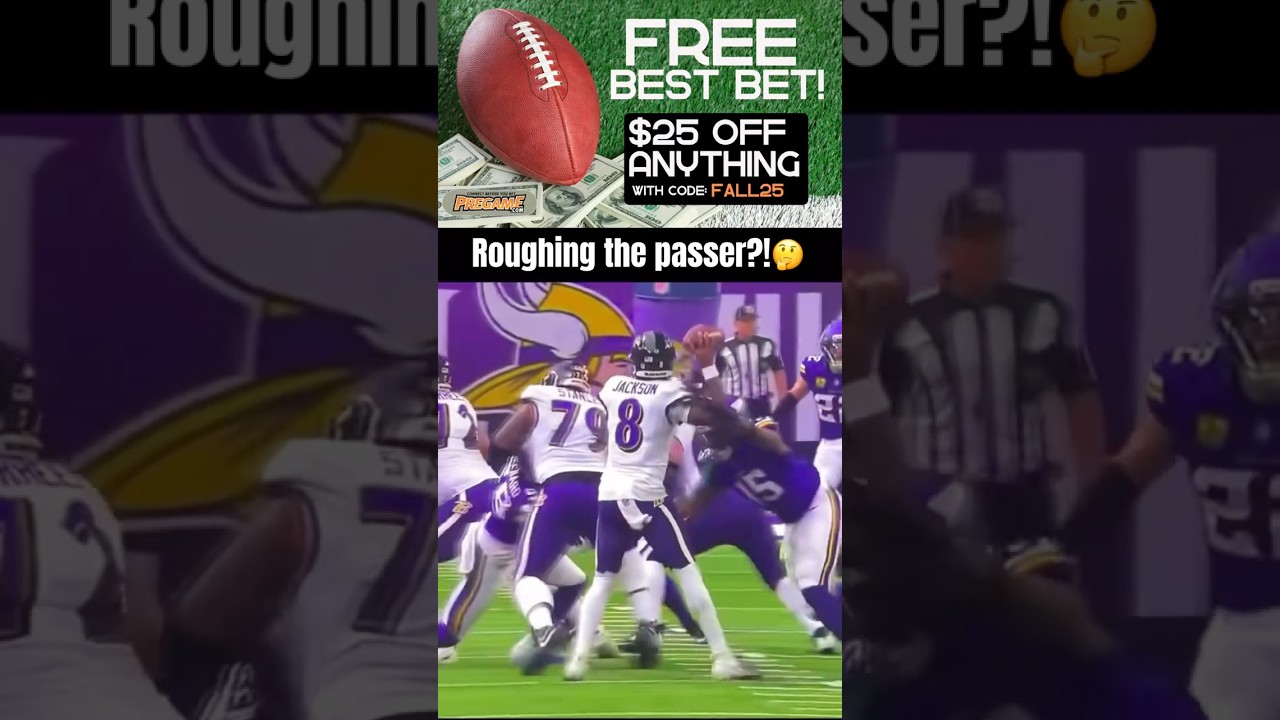 Was this roughing the passer? 🤔 #lamarjackson #minnesotavikings #nflnews #nfl #football Vlog Was this roughing the passer? 🤔 #lamarjackson #minnesotavikings #nflnews #nfl #football Vlog