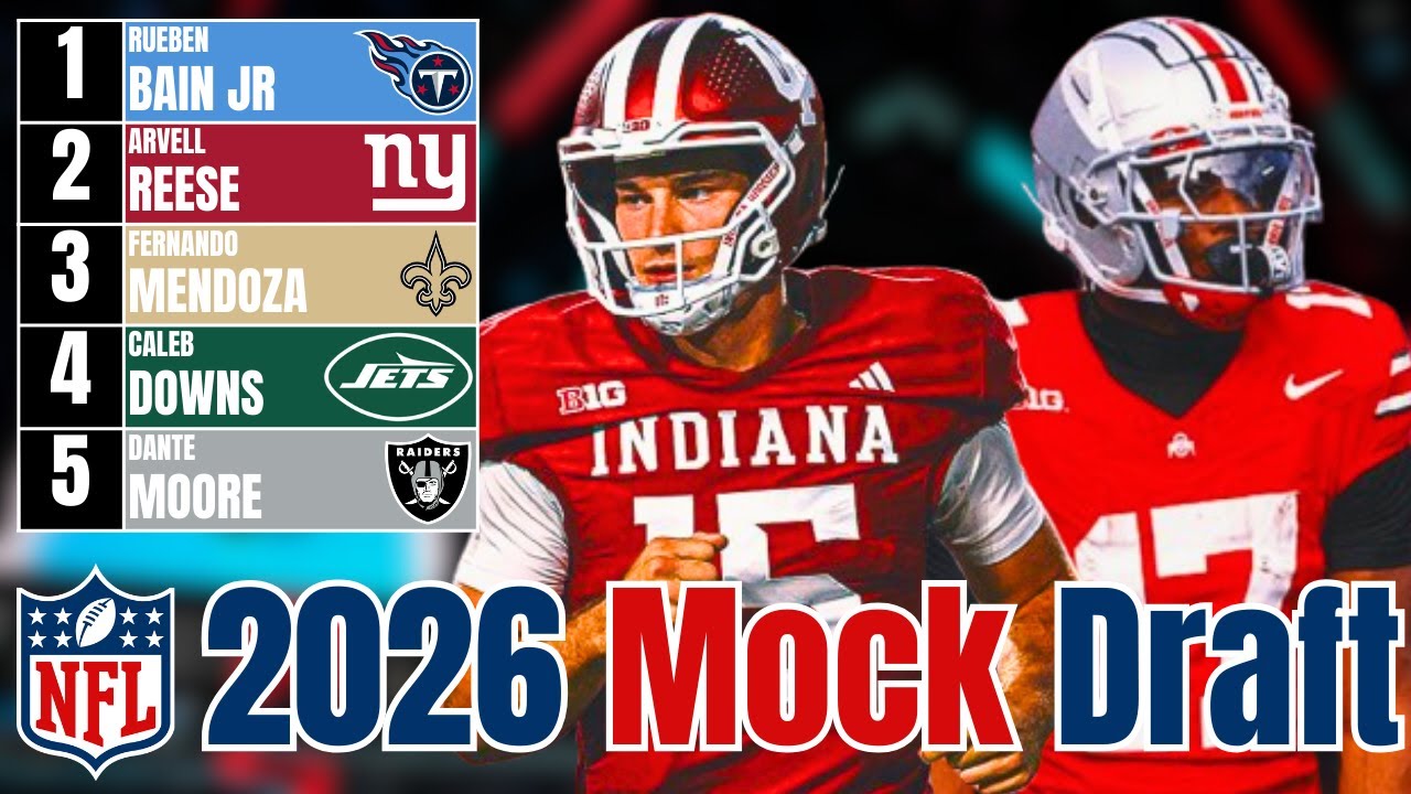 Way Too Early 2026 NFL Mock Draft 2.0 Way Too Early 2026 NFL Mock Draft 2.0