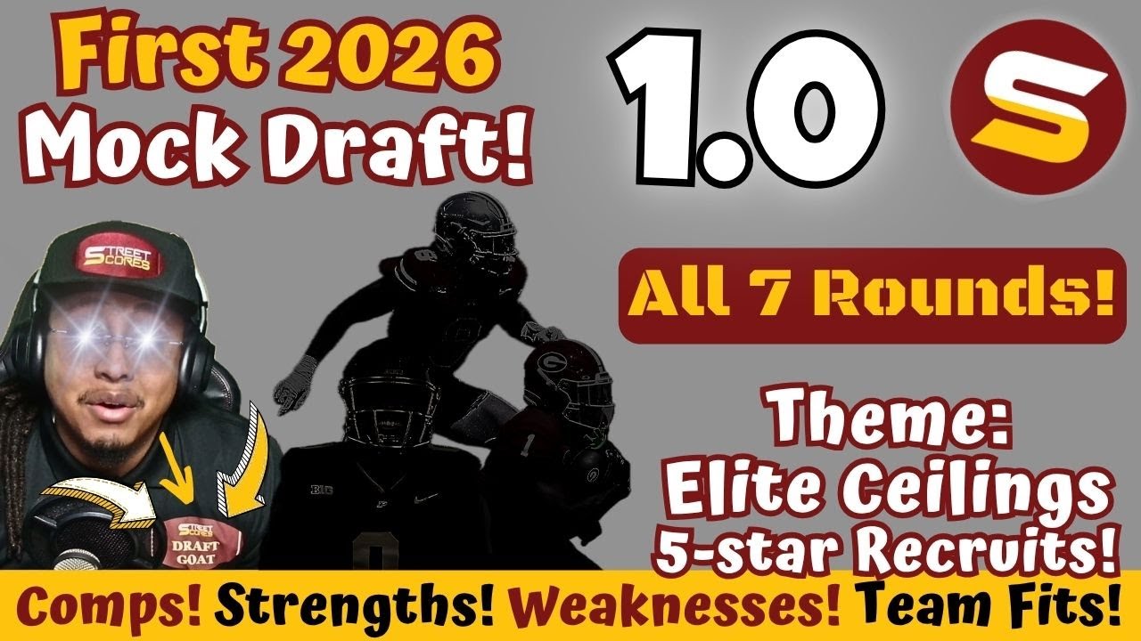 🔥WSH ELITE CEILING Themes 7-Round 2026 Mock Draft! Fixing ALL Issues In ONE DRAFT?! Generational?! 🔥WSH ELITE CEILING Themes 7-Round 2026 Mock Draft! Fixing ALL Issues In ONE DRAFT?! Generational?!