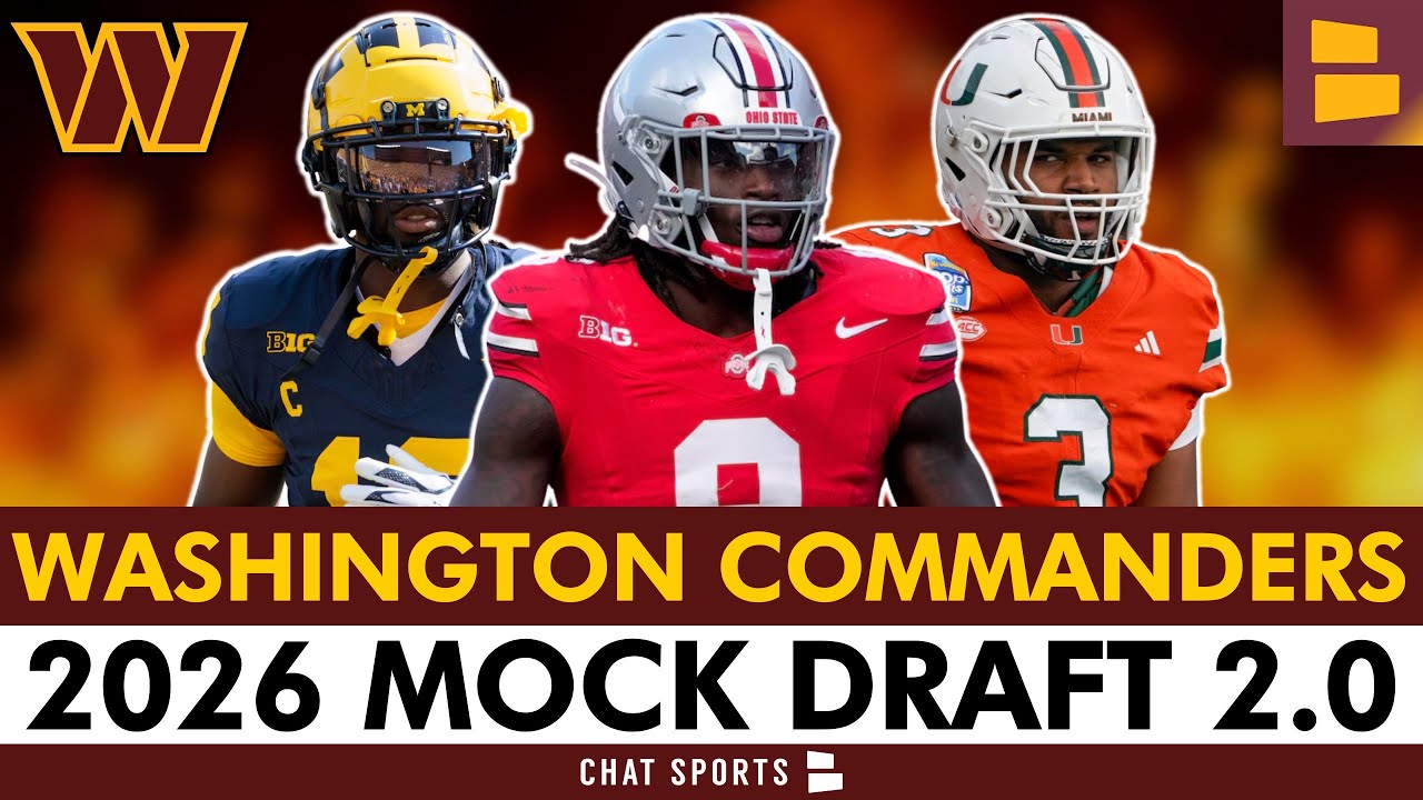 ARVELL REESE TO WASHINGTON? | 7-Round 2026 Washington Commanders Mock Draft 2.0 ARVELL REESE TO WASHINGTON? | 7-Round 2026 Washington Commanders Mock Draft 2.0