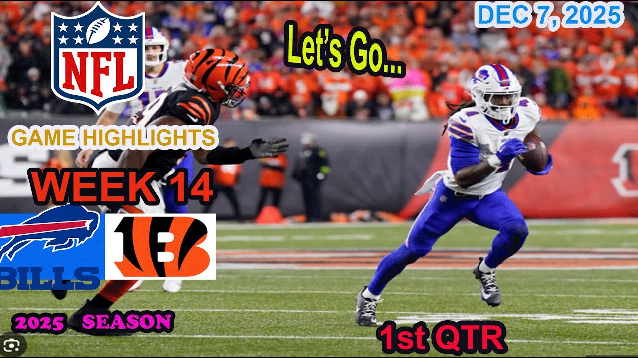 Buffalo Bills vs Cincinnati Bengals Week 14 Game 1st QTR Highlights NFL DEC 7, 2025 Vlog Buffalo Bills vs Cincinnati Bengals Week 14 Game 1st QTR Highlights NFL DEC 7, 2025 Vlog