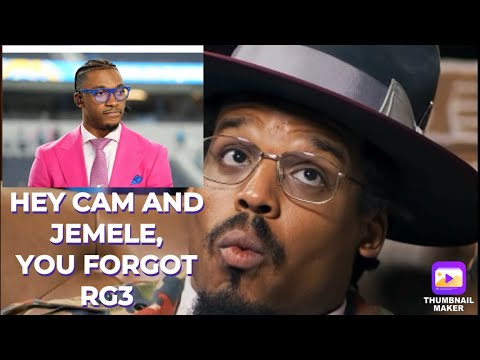 Cam Newton & Jemele Hill Say He’s Only Black QB Analyst On TV – Forgot RG3 On Fox Sports Vlog Cam Newton & Jemele Hill Say He’s Only Black QB Analyst On TV – Forgot RG3 On Fox Sports Vlog
