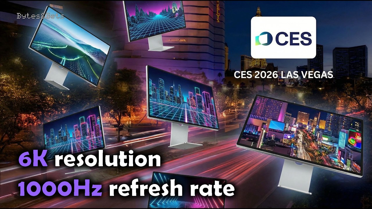 CES 2026 Monitor Tech Explained: 6K, 1000Hz, OLED & MicroRGB Vlog CES 2026 Monitor Tech Explained: 6K, 1000Hz, OLED & MicroRGB Vlog