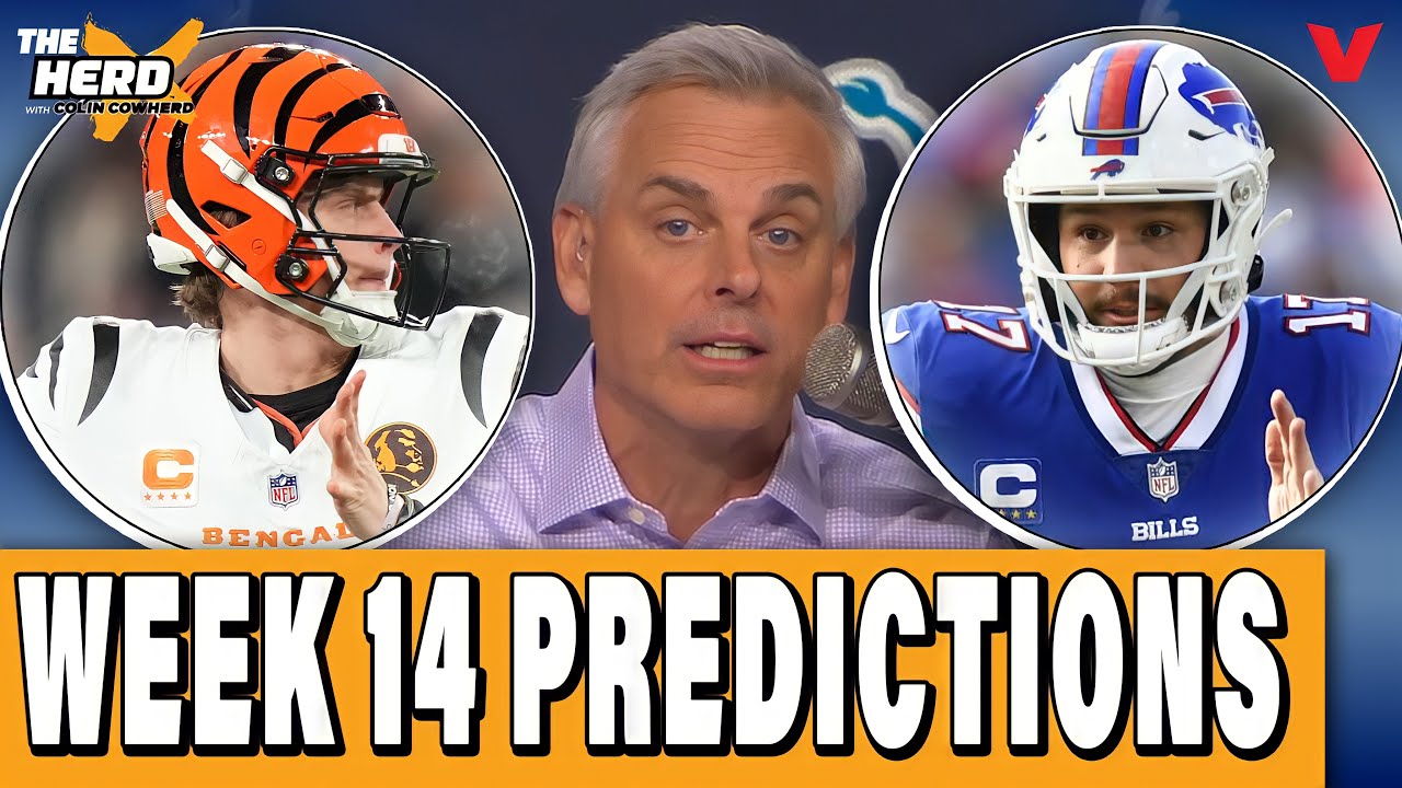 Colin Cowherd’s NFL Week 14 Predictions: Bengals-Bills, Texans-Chiefs, Dolphins-Jets | THE HERD Vlog Colin Cowherd’s NFL Week 14 Predictions: Bengals-Bills, Texans-Chiefs, Dolphins-Jets | THE HERD Vlog