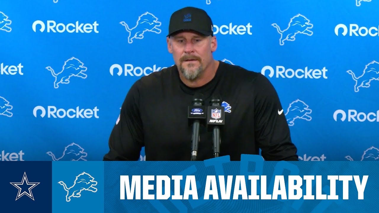 Dan Campbell postgame media availability | 2025 NFL Regular Season Week 14: Lions vs Cowboys Vlog Dan Campbell postgame media availability | 2025 NFL Regular Season Week 14: Lions vs Cowboys Vlog