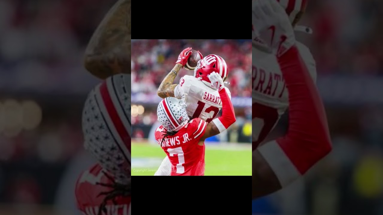 Elijah Sarratt 2026 NFL Draft Prospect WR Indiana University Elijah Sarratt 2026 NFL Draft Prospect WR Indiana University