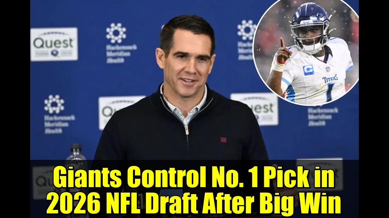 Giants Control No. 1 Pick in 2026 NFL Draft After Big Win | NFL Draft Race Update Giants Control No. 1 Pick in 2026 NFL Draft After Big Win | NFL Draft Race Update