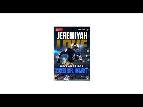 jeremiyah love declares for 2026 nfl draft #jeremiyahlove #nfldraft2026 #notredame #fightingirish jeremiyah love declares for 2026 nfl draft #jeremiyahlove #nfldraft2026 #notredame #fightingirish