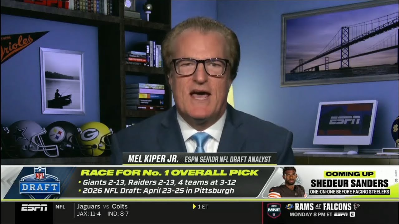 Mel Kiper breakdown NFL Draft 2026: Giants should TRADE Jaxson Dart to draft Fernando Mendoza Mel Kiper breakdown NFL Draft 2026: Giants should TRADE Jaxson Dart to draft Fernando Mendoza