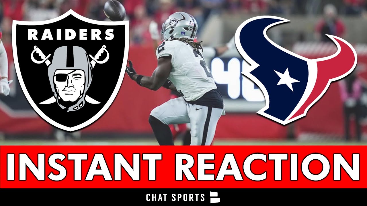 Raiders vs. Texans Instant Reaction + Ashton Jeanty EATS & 2026 NFL Draft Order Raiders vs. Texans Instant Reaction + Ashton Jeanty EATS & 2026 NFL Draft Order