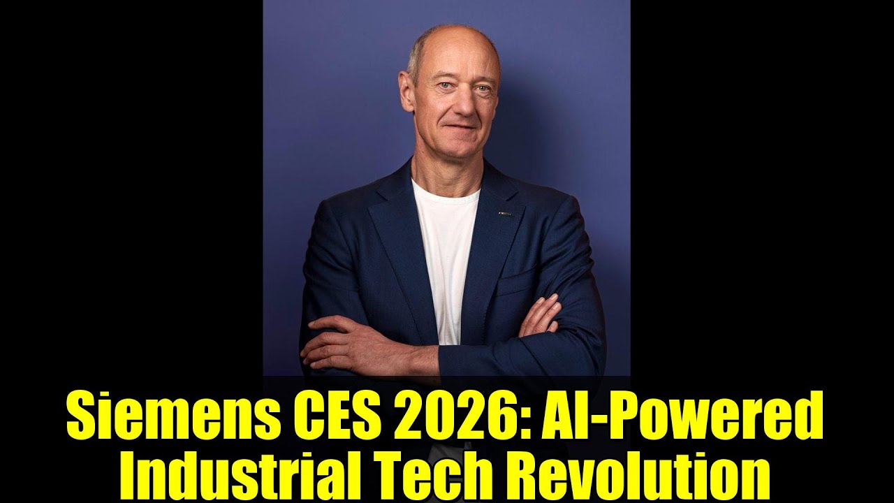 Siemens CES 2026: AI-Powered Industrial Tech Revolution Vlog Siemens CES 2026: AI-Powered Industrial Tech Revolution Vlog
