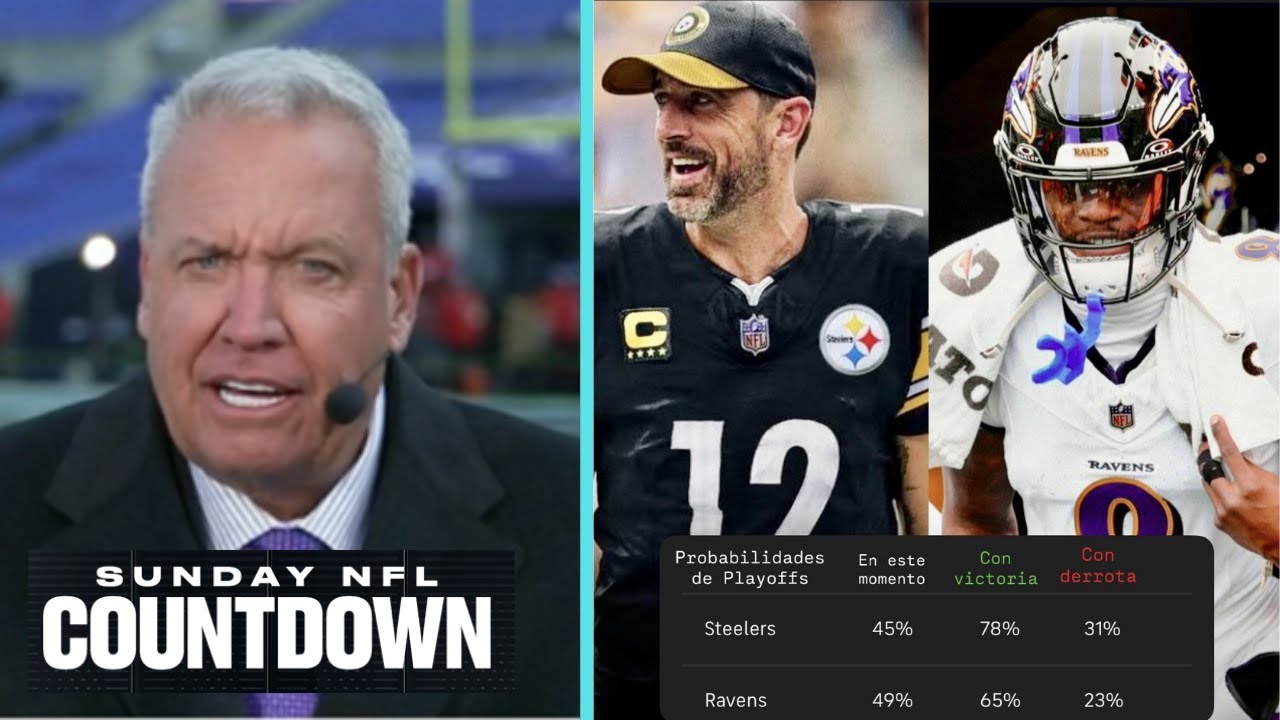 Sunday NFL Countdown | Rex Ryan bold predictions Steelers vs Ravens: Aaron Rodgers or Lamar Jackson? Vlog Sunday NFL Countdown | Rex Ryan bold predictions Steelers vs Ravens: Aaron Rodgers or Lamar Jackson? Vlog