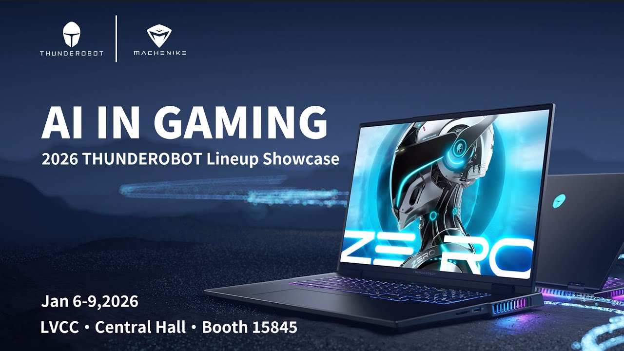 THUNDEROBOT | CES 2026 Teaser — AI Awakens Vlog THUNDEROBOT | CES 2026 Teaser — AI Awakens Vlog