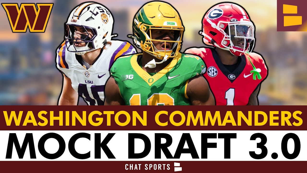 TRADE DOWN IN ROUND 1? | 7-Round 2026 Washington Commanders Mock Draft 3.0 TRADE DOWN IN ROUND 1? | 7-Round 2026 Washington Commanders Mock Draft 3.0