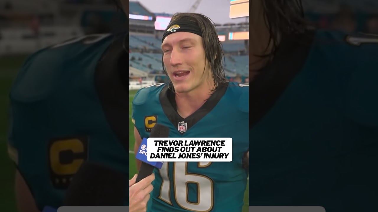 Trevor Lawrence reacts to hearing about Daniel Jones’ injury #shorts Vlog Trevor Lawrence reacts to hearing about Daniel Jones’ injury #shorts Vlog