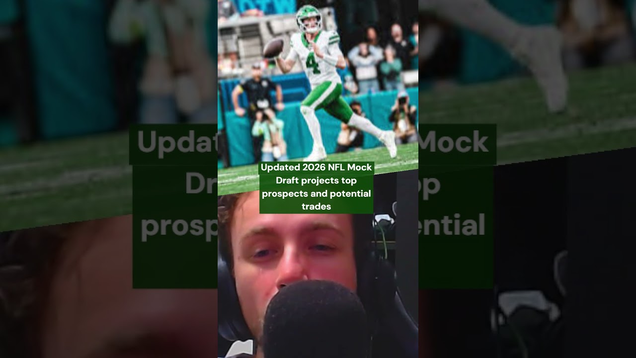 Updated 2026 NFL Mock Draft projects top prospects and potential trades #nfl Updated 2026 NFL Mock Draft projects top prospects and potential trades #nfl