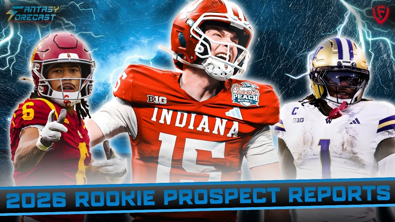 2026 Fantasy Football Rookie Prospect Reports: Fernando Mendoza, Makai Lemon & Jonah Coleman 2026 Fantasy Football Rookie Prospect Reports: Fernando Mendoza, Makai Lemon & Jonah Coleman