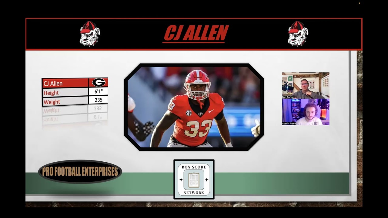 2026 NFL Draft Prospect Breakdown: CJ Allen 2026 NFL Draft Prospect Breakdown: CJ Allen