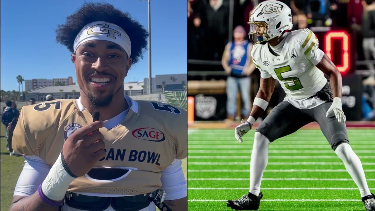 2026 NFL DRAFT PROSPECT Clayton Powell Lee of Georgia Tech at the All American Bowl All Star Game 2026 NFL DRAFT PROSPECT Clayton Powell Lee of Georgia Tech at the All American Bowl All Star Game