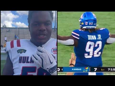 2026 NFL DRAFT PROSPECT TOMMY DUNN from Kansas, give Hula Bowl Interview | This DT is a star ⭐️ 2026 NFL DRAFT PROSPECT TOMMY DUNN from Kansas, give Hula Bowl Interview | This DT is a star ⭐️