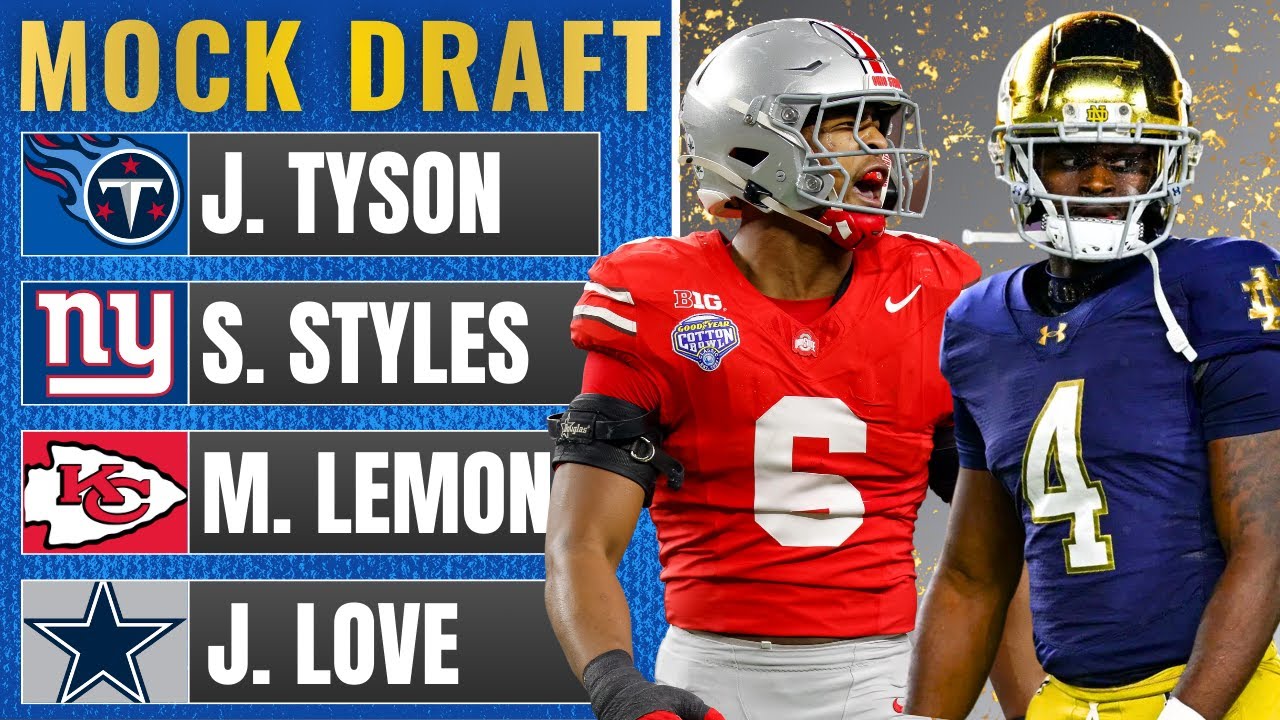 2026 NFL Mock Draft Post-Divisional Round | Sonny Styles over Arvell Reese?! 2026 NFL Mock Draft Post-Divisional Round | Sonny Styles over Arvell Reese?!