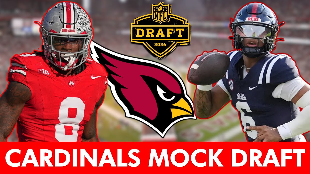 Arizona Cardinals 2026 NFL Mock Draft: Who To Draft With #3 Overall Pick? | 3-Round Mock Arizona Cardinals 2026 NFL Mock Draft: Who To Draft With #3 Overall Pick? | 3-Round Mock