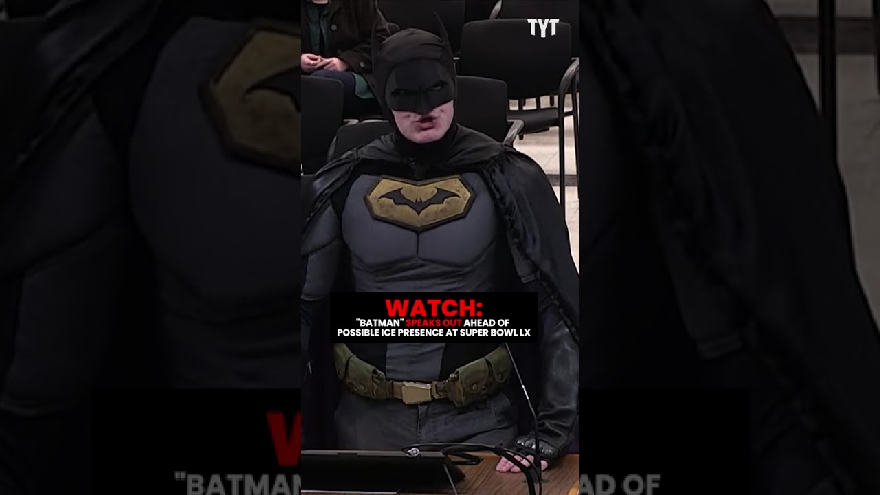 “Batman” Speaks Out Ahead Of Possible ICE Presence At Super Bowl LX Vlog “Batman” Speaks Out Ahead Of Possible ICE Presence At Super Bowl LX Vlog