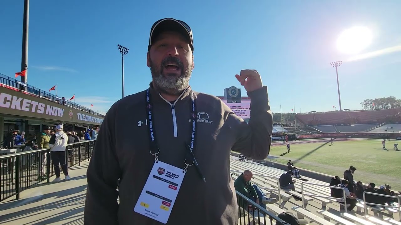 Brian Bosarge Gives His View Of 2026 SeniorBowl Practice Thus Far By BudClark Vlog Brian Bosarge Gives His View Of 2026 SeniorBowl Practice Thus Far By BudClark Vlog