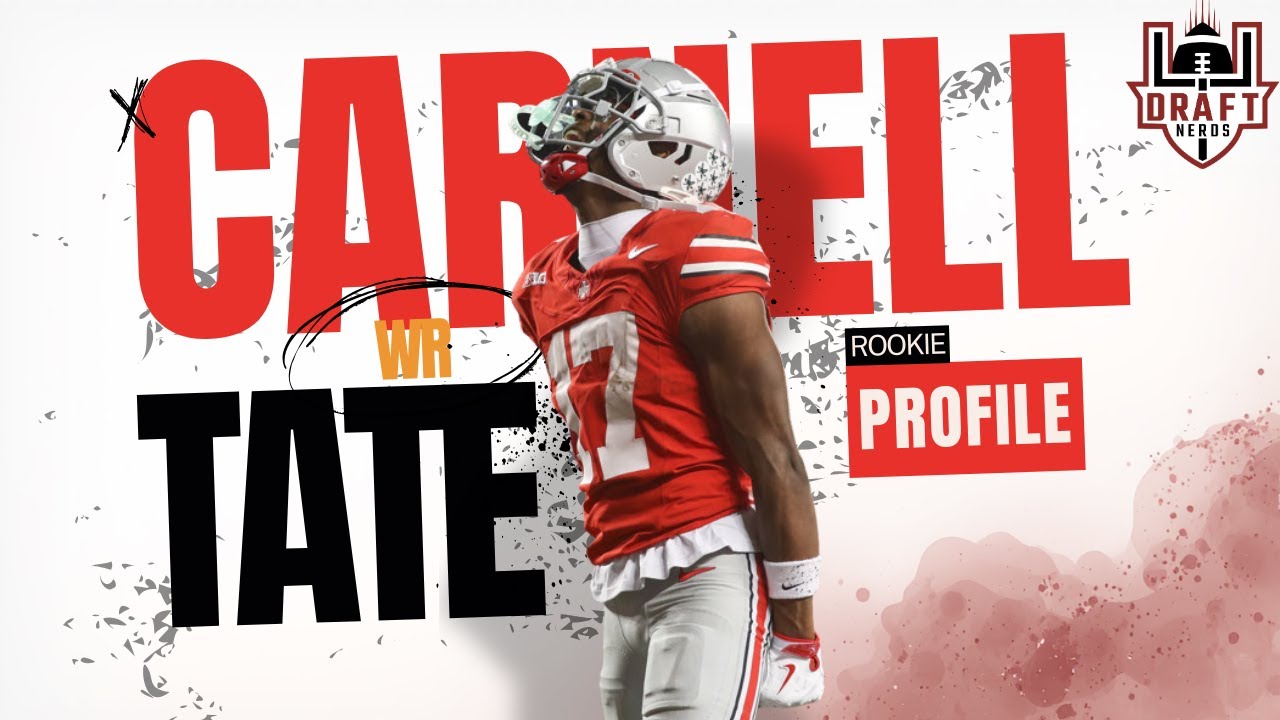 Carnell Tate (WR, Ohio State) Rookie Profile for the 2026 NFL Draft! Carnell Tate (WR, Ohio State) Rookie Profile for the 2026 NFL Draft!