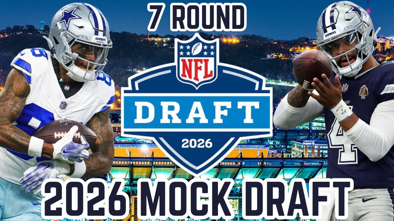 Dallas Cowboys 2026 7-Round Mock Draft | MASSIVE Trade Down! Dallas Cowboys 2026 7-Round Mock Draft | MASSIVE Trade Down!