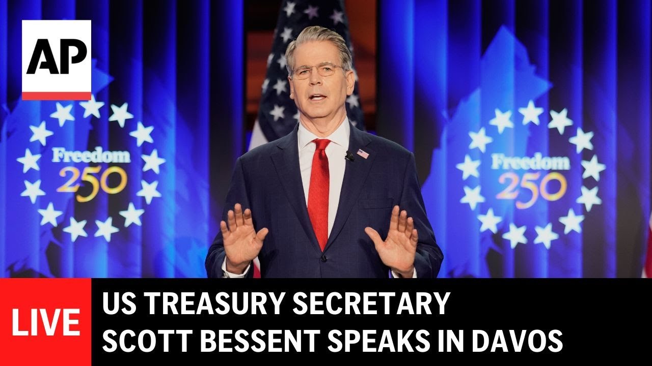 Davos LIVE: US Treasury Secretary Scott Bessent holds news conference Vlog Davos LIVE: US Treasury Secretary Scott Bessent holds news conference Vlog