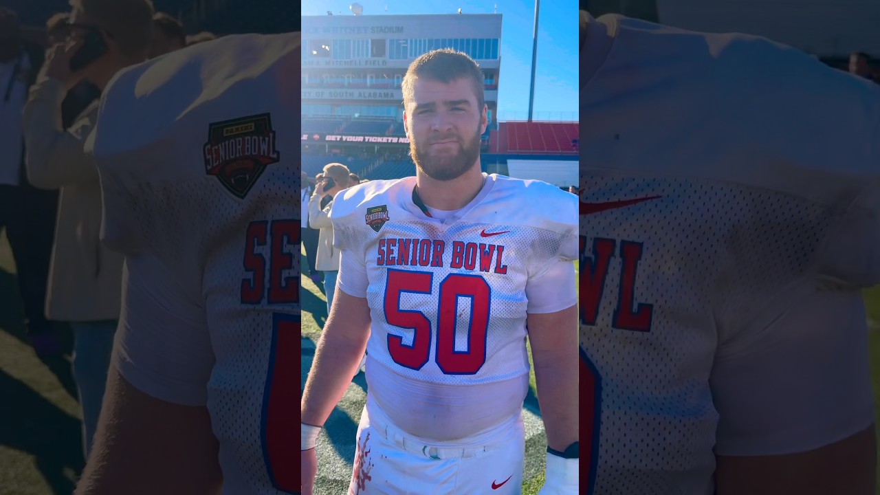 Delby Lemieux – OL – Dartmouth / Interview at the 2026 Panini Senior Bowl #SportsTalkJB Delby Lemieux – OL – Dartmouth / Interview at the 2026 Panini Senior Bowl #SportsTalkJB
