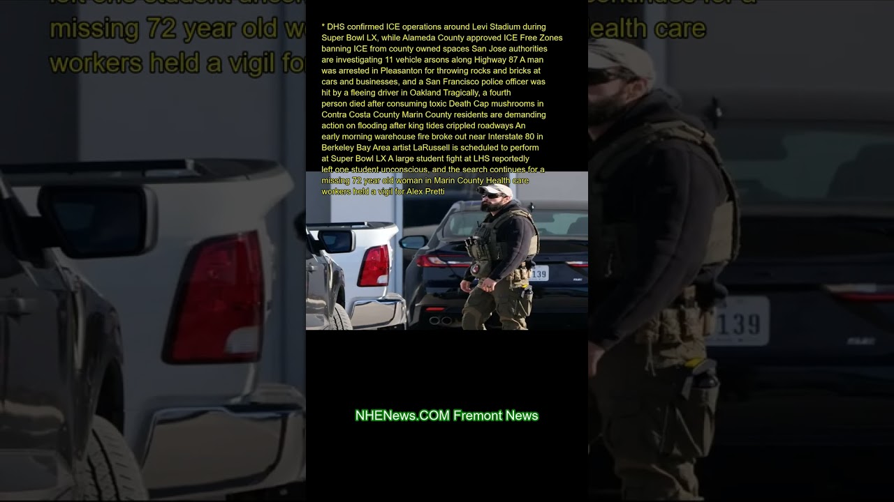 DHS confirmed ICE operations around Levi Stadium during Super Bowl LX, while Alameda County approved Vlog DHS confirmed ICE operations around Levi Stadium during Super Bowl LX, while Alameda County approved Vlog