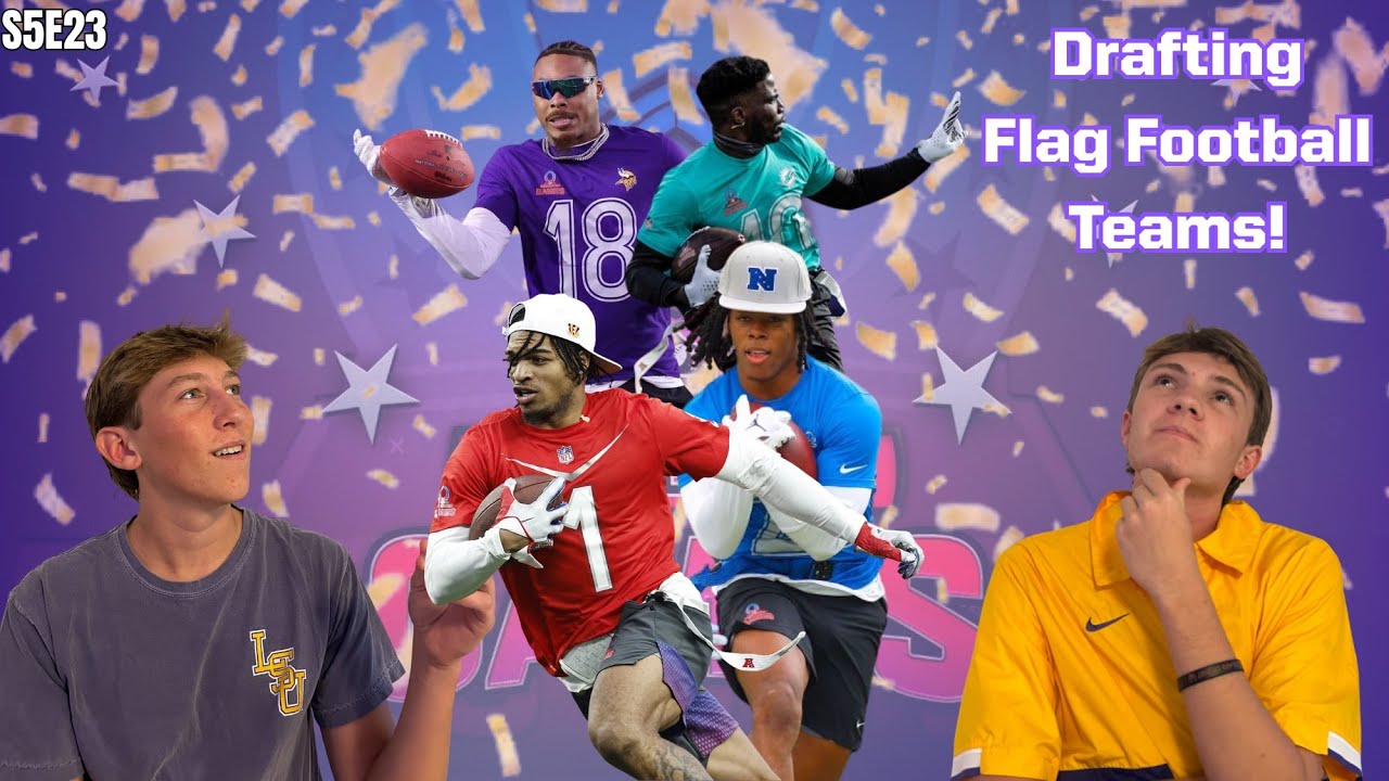 Drafting Our Own NFL Flag Football Teams! | Season 5 Episode 23 Drafting Our Own NFL Flag Football Teams! | Season 5 Episode 23