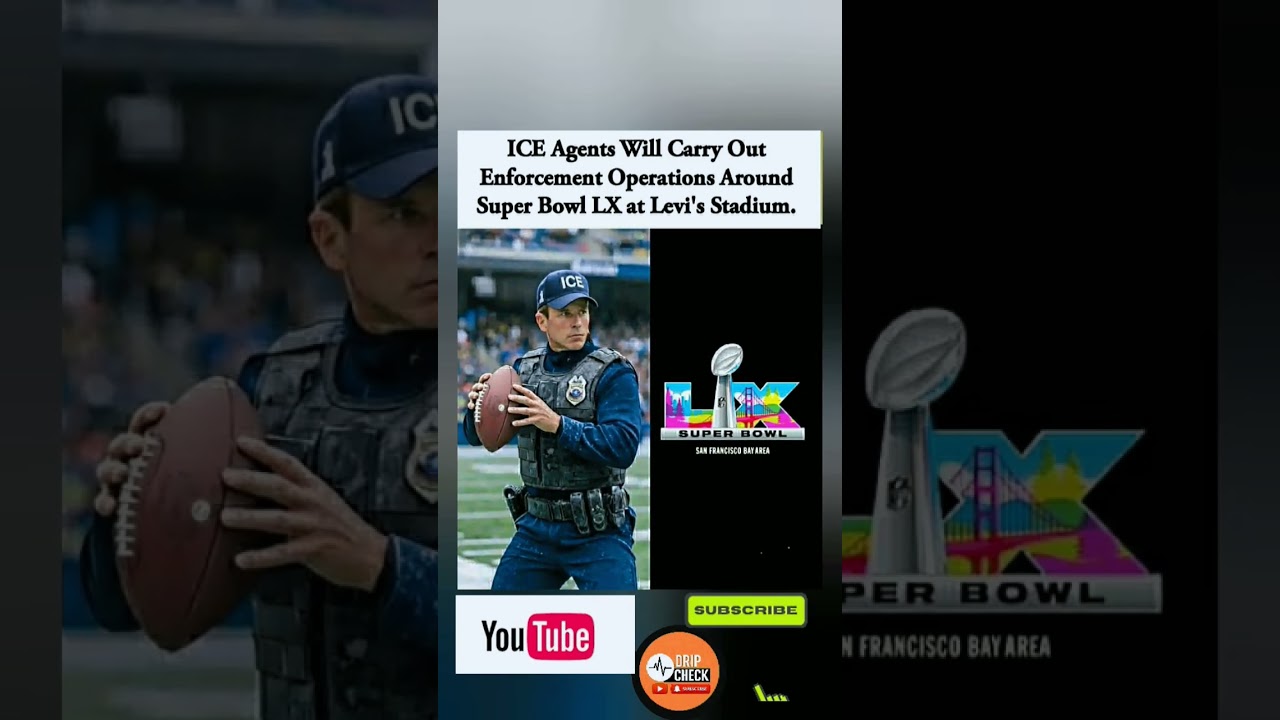 ππ¨ ICE agents to conduct enforcement operations around Super Bowl LX β and the memes.#Shortsβ Vlog ππ¨ ICE agents to conduct enforcement operations around Super Bowl LX β and the memes.#Shortsβ Vlog