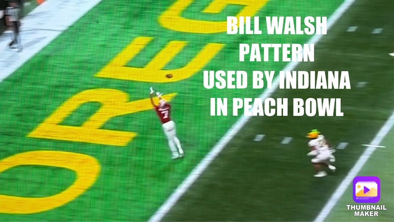 Indiana Fernando Mendoza TD Pass After Bill Walsh-Created Pass Pattern Causes Wide Open Receiver Vlog Indiana Fernando Mendoza TD Pass After Bill Walsh-Created Pass Pattern Causes Wide Open Receiver Vlog