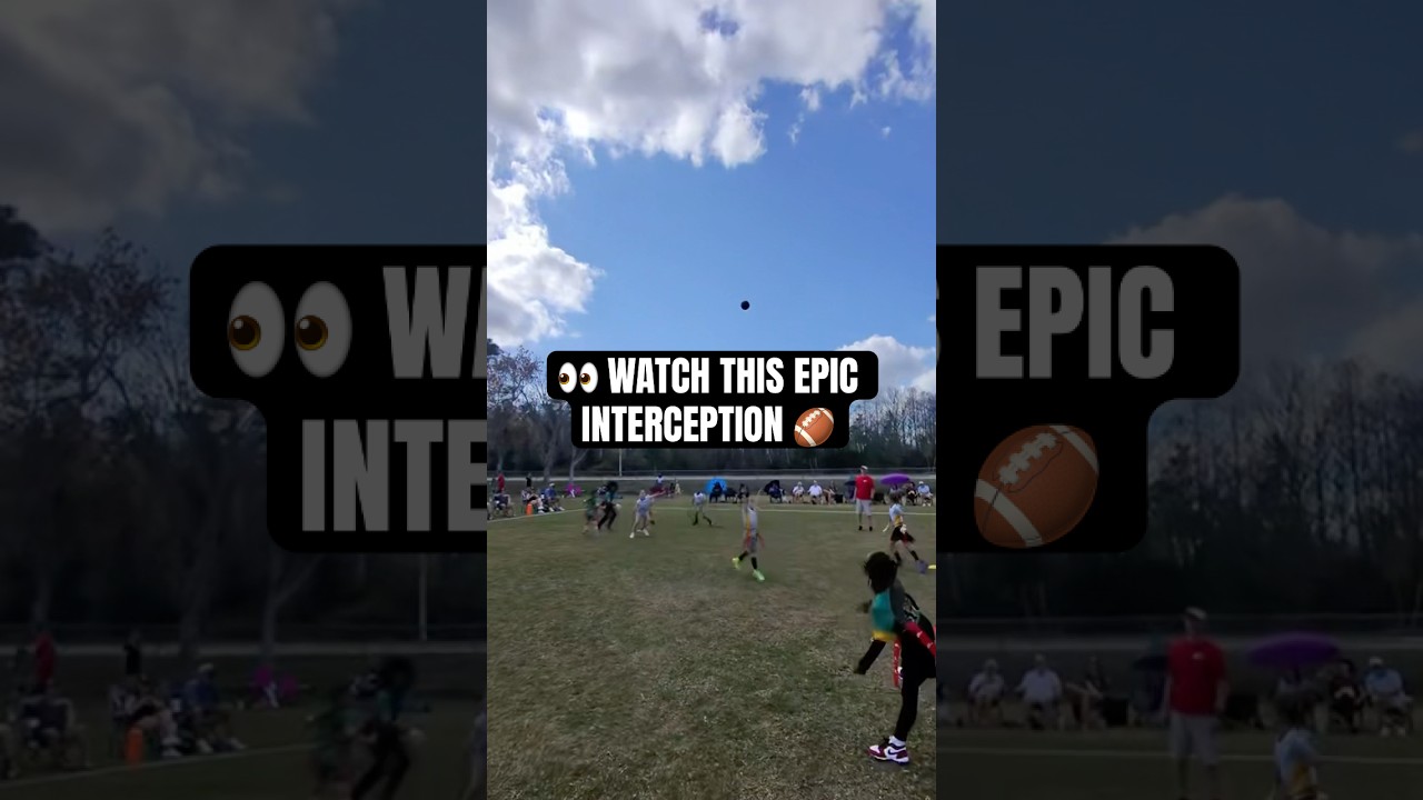 Interception #1k #flagfootball #football #nfl #soccer Interception #1k #flagfootball #football #nfl #soccer