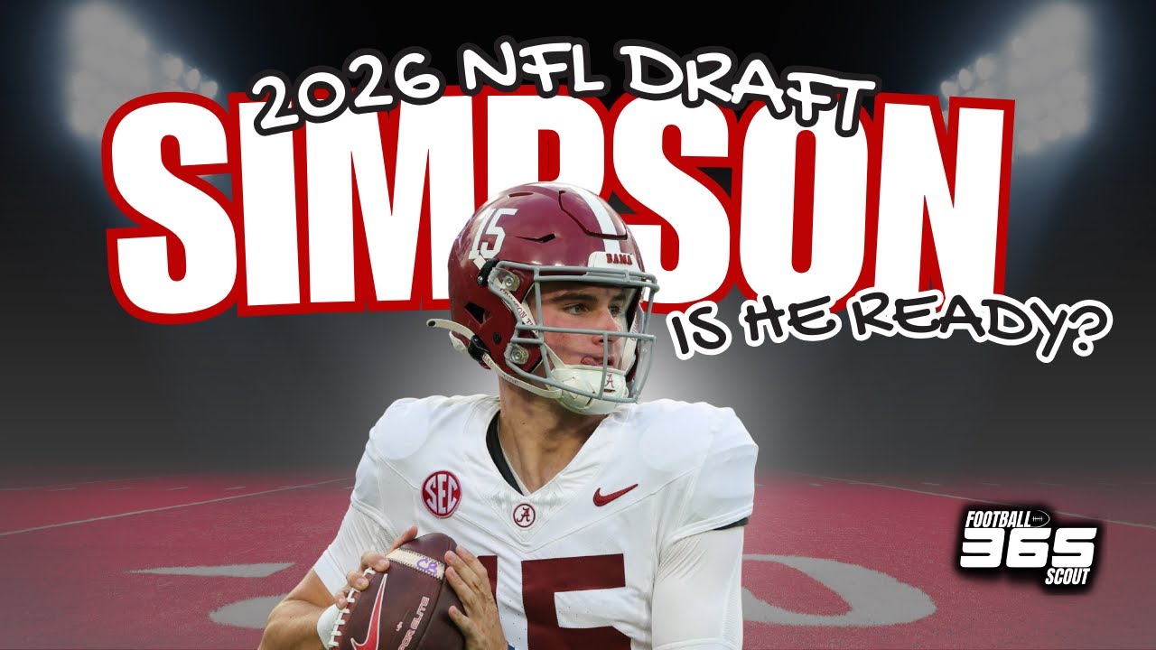 Is Ty Simpson Ready for the NFL? | 2026 NFL Draft Analysis Is Ty Simpson Ready for the NFL? | 2026 NFL Draft Analysis