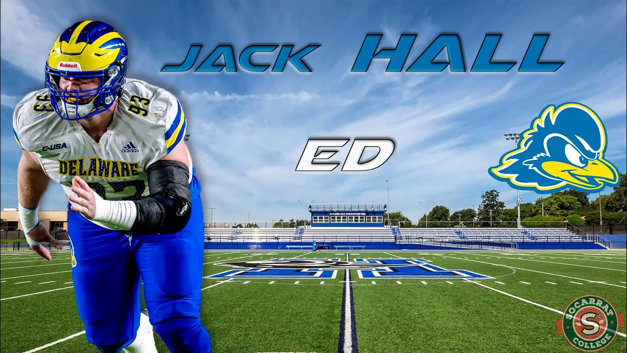 Jack Hall. Edge. Delaware. NFL draft prospect 2026 Jack Hall. Edge. Delaware. NFL draft prospect 2026