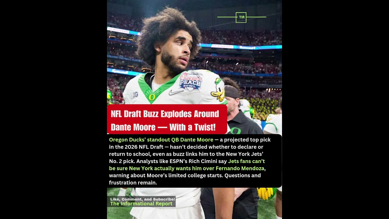 Jets Draft Buzz: Dante Moore vs. Fernando Mendoza? π #nfl Jets Draft Buzz: Dante Moore vs. Fernando Mendoza? π #nfl